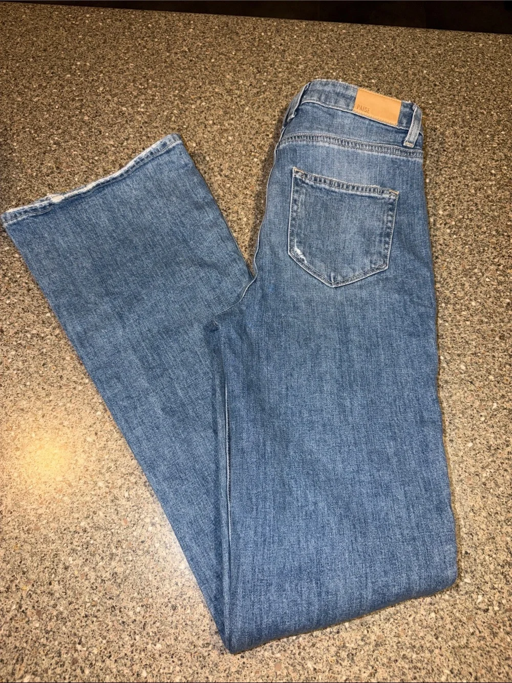 PAIGE Women's Blue Bootcut Jeans - Picture 1 of 3